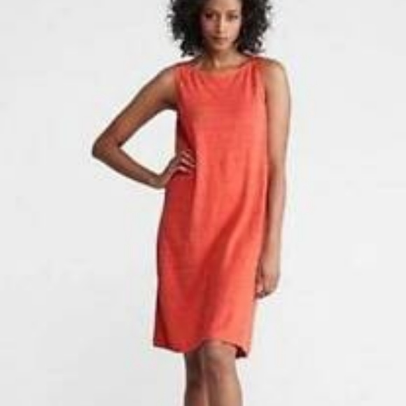 eileen fisher orange dress